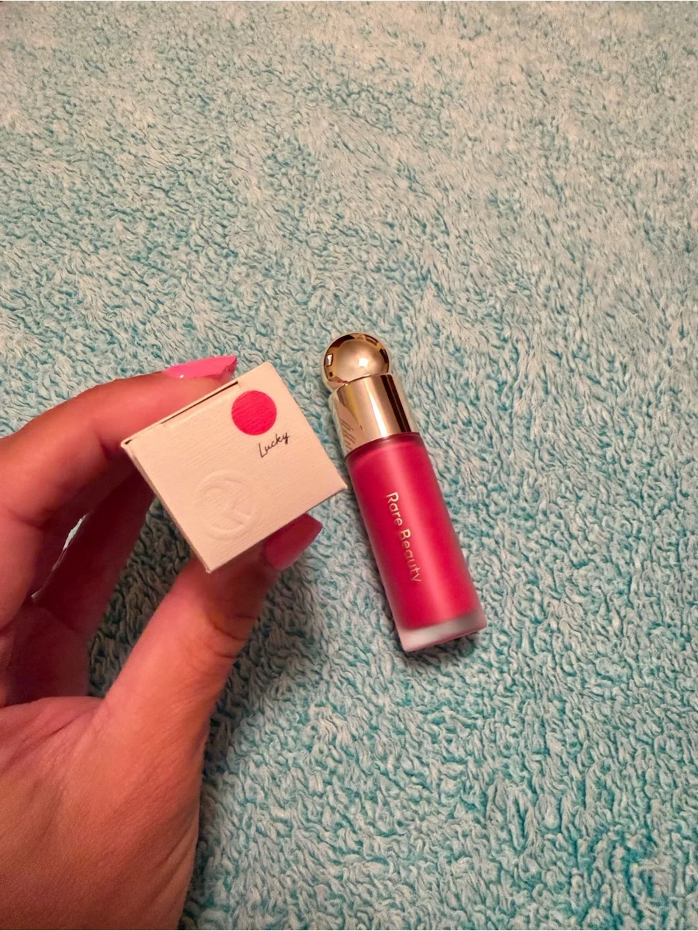 Rare Beauty Dewy Liquid Blush — Lucky